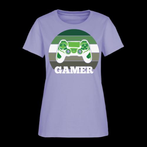 Green Sunset Gamer - Women's T-Shirt