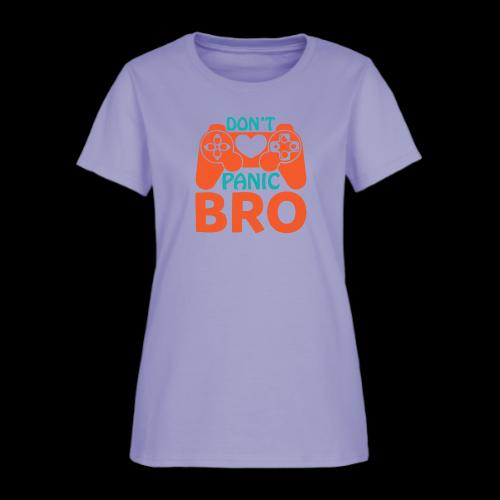 Don't Panic Bro! Heart Gamer - Women's T-Shirt