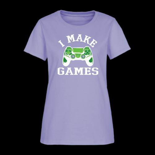 I Make Games - Game Dev - Women's T-Shirt