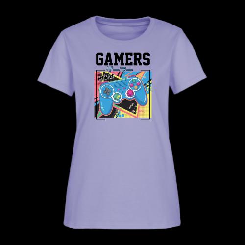 Gamers Start! Retro Japanese Vibe - Women's T-Shirt