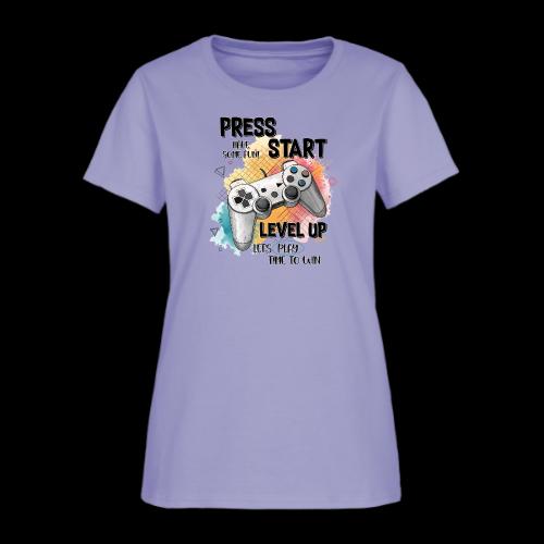 Press Start, Level Up - Women's T-Shirt
