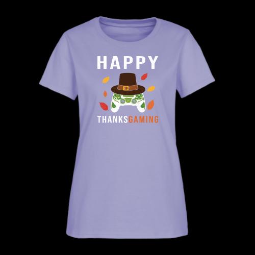 Happy ThanksGaming Pilgrim - Women's T-Shirt