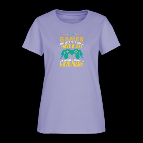 I'm A Gamer: I Choose To Have Many Lives - Women's T-Shirt