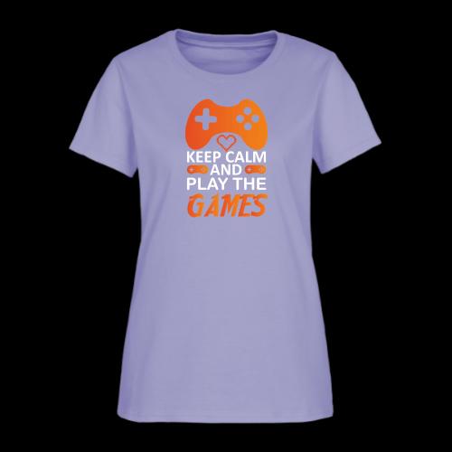 Keep Calm And Play The Games - Women's T-Shirt