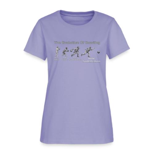 Evolution Of Bowling - Women's T-Shirt