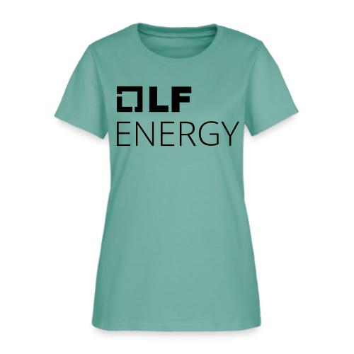LF Energy White Logo Stacked - Women's T-Shirt