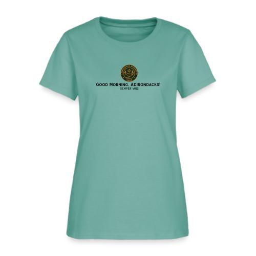 Adirondack Mountain News Good Morning Dark - Women's T-Shirt