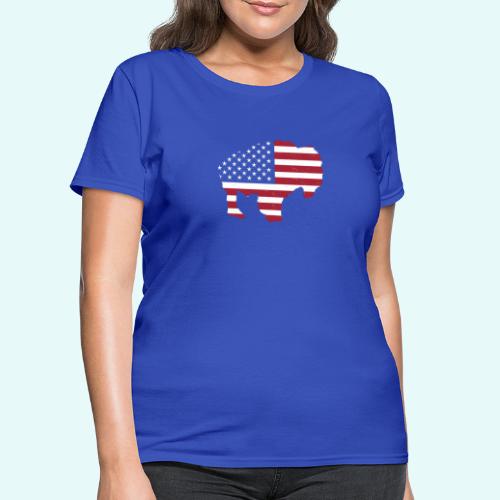 AMERICAN BUFFALO FLAG - Women's T-Shirt