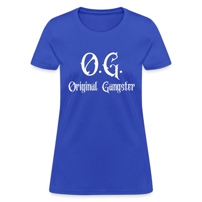 O.G. Original Gangster (blue color version)