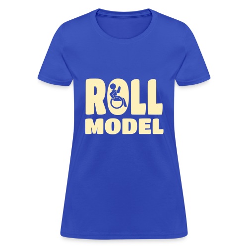 Wheelchair Roll model - Women's T-Shirt
