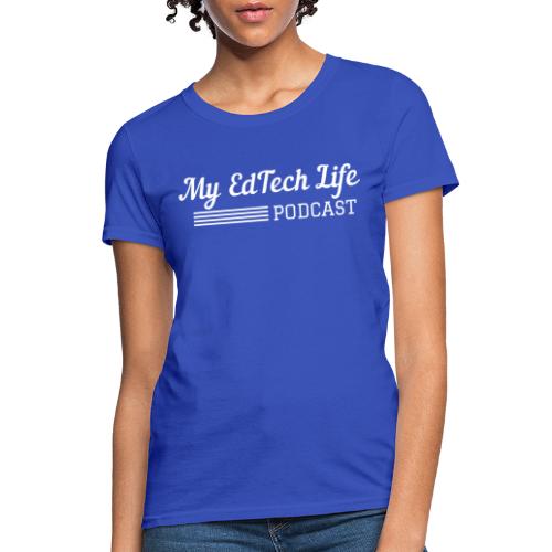 My EdTech Life College Retro White Color - Women's T-Shirt