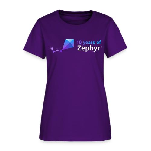 Zephyr 10th Anniversary Horizontal Color Reversed - Women's T-Shirt