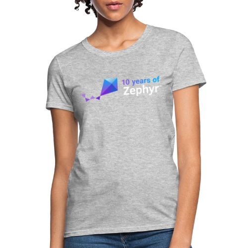 Zephyr 10th Anniversary Horizontal Color Reversed - Women's T-Shirt