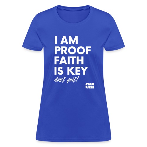 CAM Faith is Key - Women's T-Shirt
