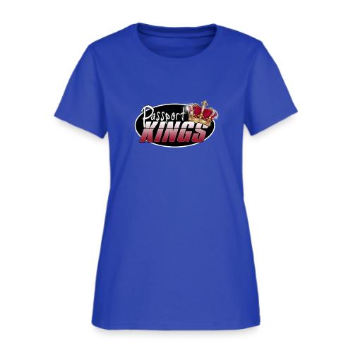 Passport Kings logo for dark shirts - Women's T-Shirt