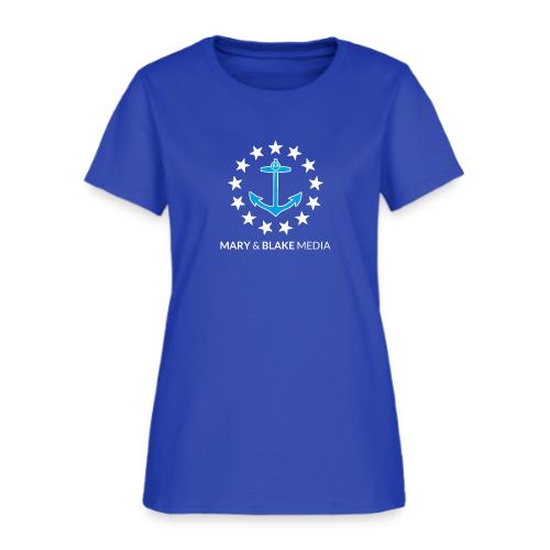 M B Logo White Stars Branded - Women's T-Shirt
