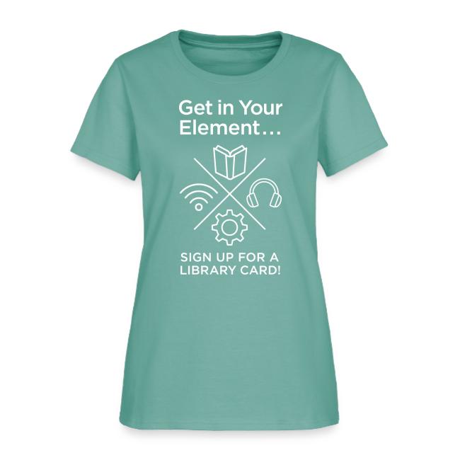 Library Card Sign-up Month - Get In Your Element