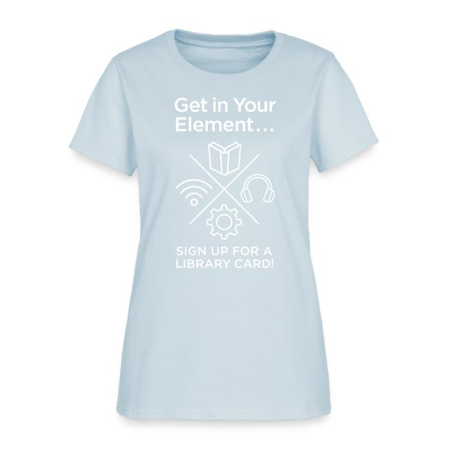 Library Card Sign-up Month - Get In Your Element
