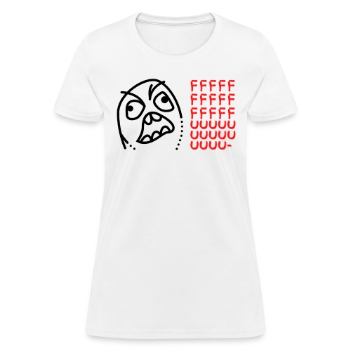 RageGuy FFFFF UUUUU meme - Women's T-Shirt