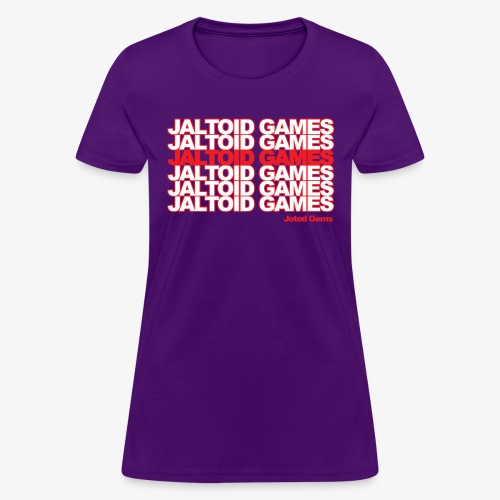 Jaltoid Games Novelty Red - Women's T-Shirt