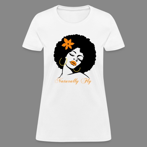 Naturally Fly Afro Diva - Women's T-Shirt