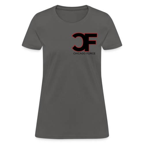 CF Logo Original vector w Chicago Force - Women's T-Shirt