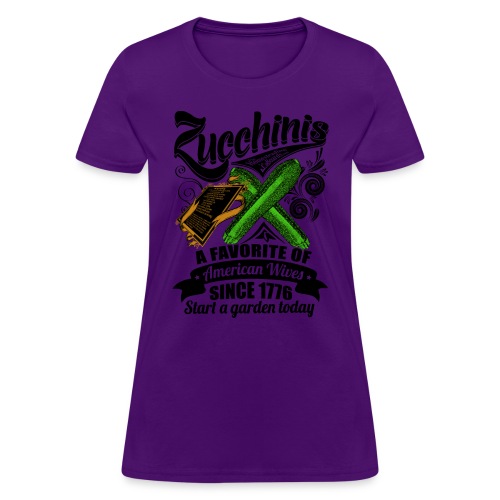 Zucchinis_PrintBlack - Women's T-Shirt