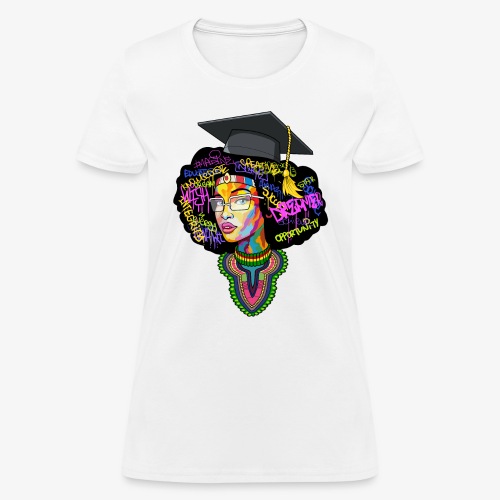 Black Educated Queen School - Women's T-Shirt