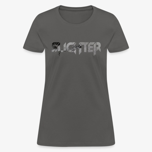 Slighter Line Glitch Logo - Women's T-Shirt