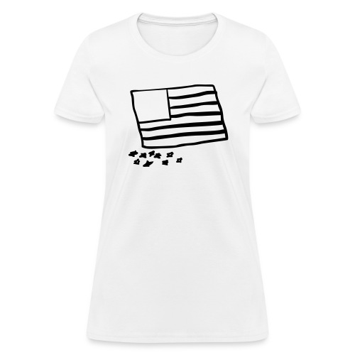 whiteonblackflag - Women's T-Shirt