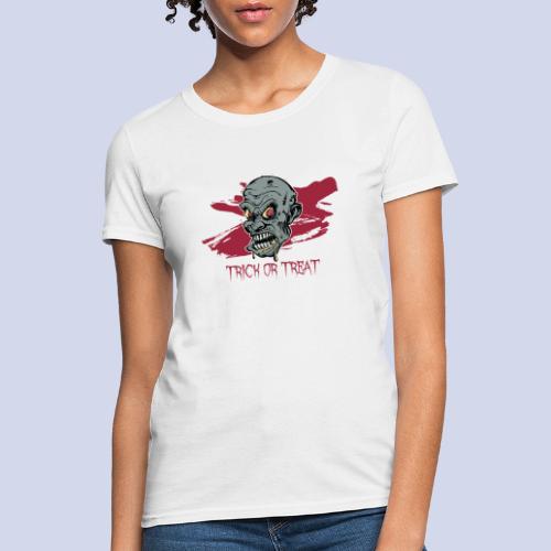Halloween Zombie Trick or Treat - Women's T-Shirt