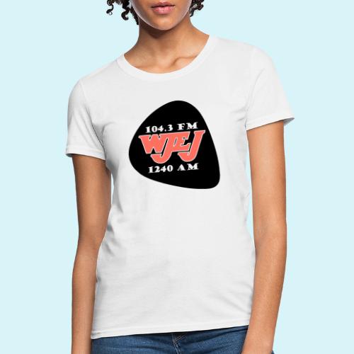 WJEJ Radio AM/FM Guitar Pic Logo - Women's T-Shirt