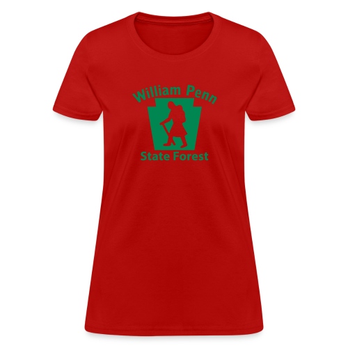 William Penn State Forest Keystone Hiker Female - Women's T-Shirt