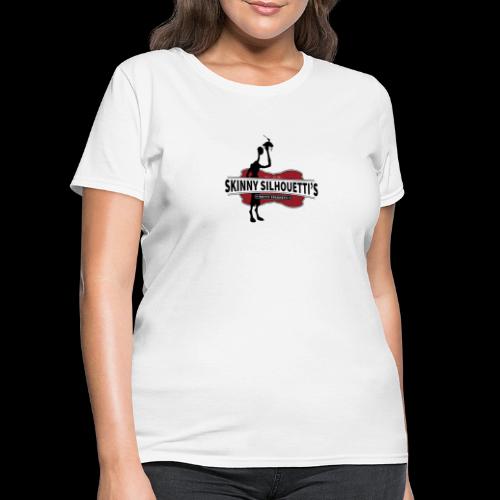 Skinny Silhouetti's Logo - Women's T-Shirt