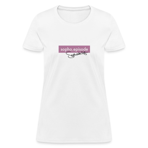 Sopho.Episode with Autograph Pink - Women's T-Shirt