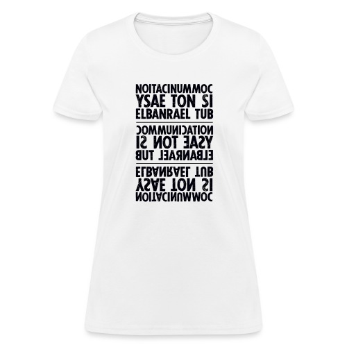communication black sixnineline - Women's T-Shirt