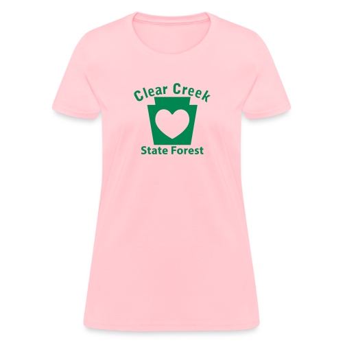 Clear Creek State Forest Keystone Heart - Women's T-Shirt