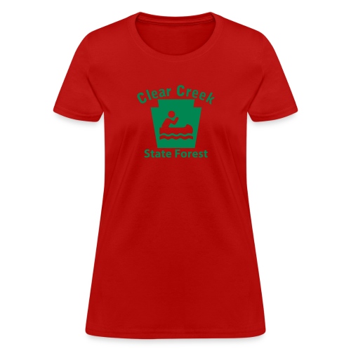 Clear Creek State Forest Boating Keystone PA - Women's T-Shirt