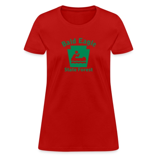 Bald Eagle State Forest Boating Keystone PA - Women's T-Shirt