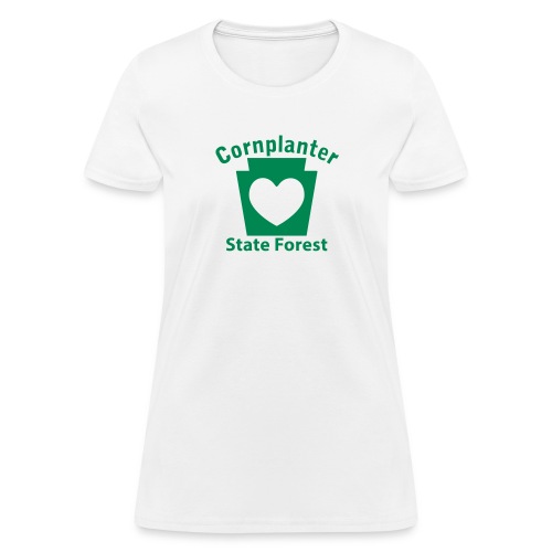 Cornplanter State Forest Keystone Heart - Women's T-Shirt
