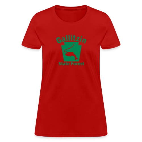Gallitzin State Forest Fishing Keystone PA - Women's T-Shirt
