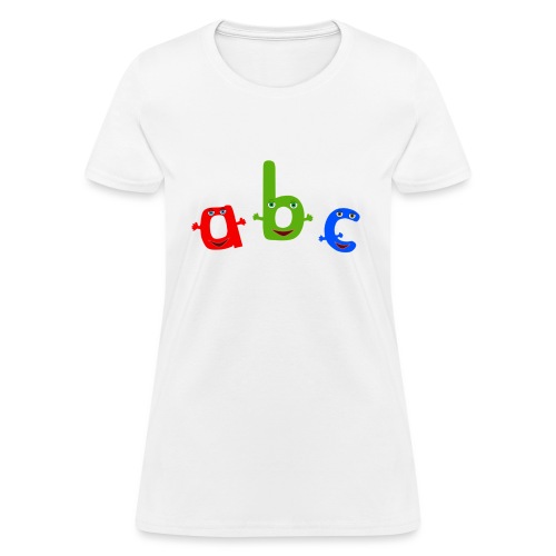 abc t shirt trans - Women's T-Shirt