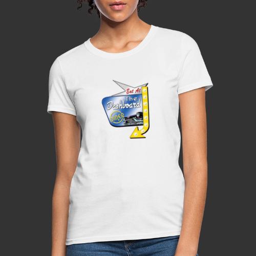 The Dashboard Diner Square Logo - Women's T-Shirt