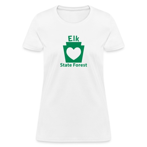 Elk State Forest Keystone Heart - Women's T-Shirt