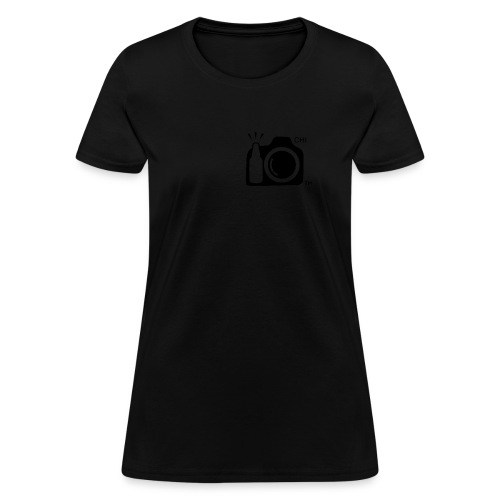 Chicago Transparent With Initials BLACK png - Women's T-Shirt