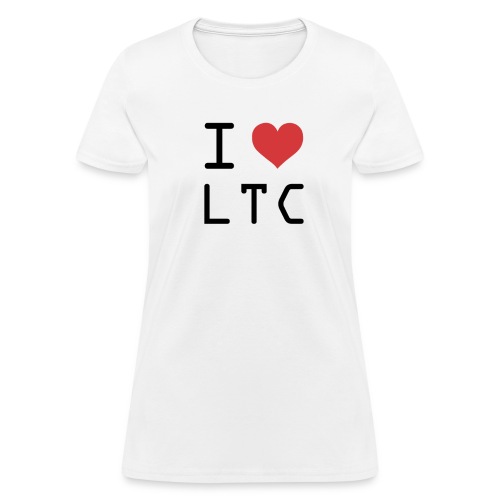 I HEART LTC (Litecoin) - Women's T-Shirt