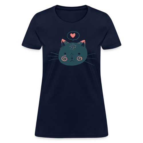 Cat Face by Kelsey King - Women's T-Shirt