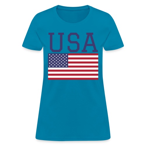 USA American Flag - Fourth of July Everyday - Women's T-Shirt