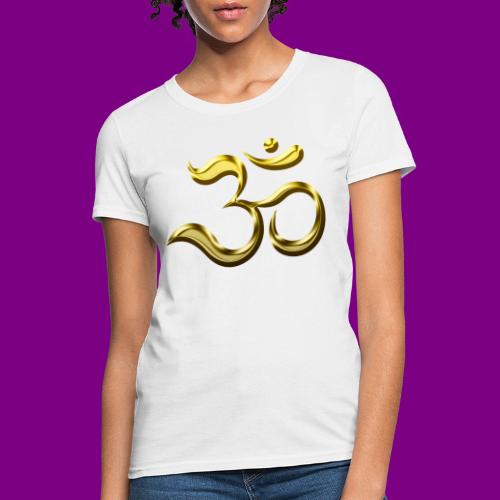 OM - Sacred Sounds - Gold - Women's T-Shirt