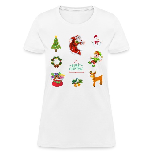 Christmas Sticker Pack - Women's T-Shirt